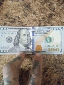 $100 bill birthday note June 25, 1990. 06251990. GOOD CONDITION - Picture 1 of 2