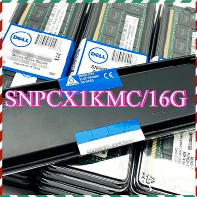 DELL Unbuffered UDIMM ECC Memory SNPCX1KMC/16G A9755388 2RX8 16GB DDR4 PC4-2400T - Image 1 of 4