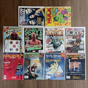 Collectible Non-Sport Update & Scrye Magazine Lot – 10 Issues, Bagged & Boarded! - Bild 1 von 12
