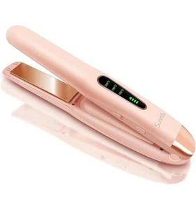 SUNMAY Voga Cordless Hair Straighteners And Curler Mini Flat Iron Curling Wand - Picture 1 of 20