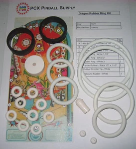 1977 Interflip Dragon Pinball Machine Rubber Ring Kit - Picture 1 of 1