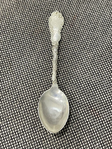 Antique Wendell Sterling Silver Junior Rococo Pattern Spoon Cover