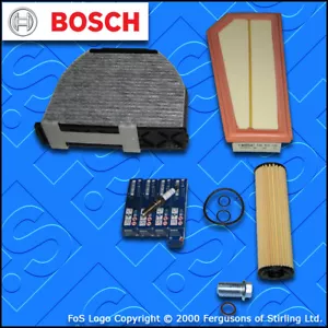 SERVICE KIT für MERCEDES E-KLASSE 212 E200 E250 CGI ÖL LUFT INNENRAUMFILTER STECKER - Bild 1 von 6