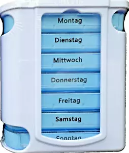 Medikamentenbox TOWER Pillendose 7 Tage 4 Fächer pro Tag Tablettenbox Pillenbox - Bild 1 von 7