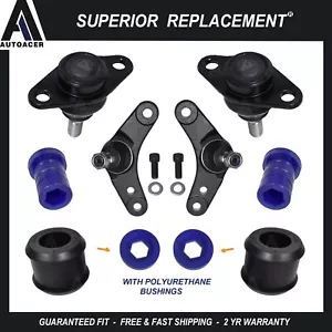 Front Lower Control Arm Poly Bushings & Inner + Outer Ball Joints For Mini 02-08 - Foto 1 di 8
