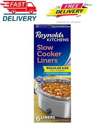 Revestimientos de olla de cocción lenta cocina chef recetas vajilla olla cocina forro bolsas sin BPA 13x21 Foto 1 de 4