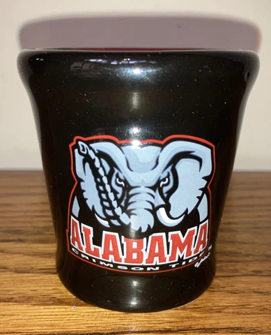 Alabama Crimson Tide Ceramic Shot Glass/Toothpick Holder Cover