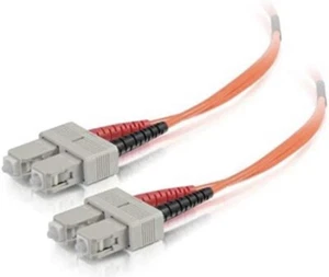 CABLE DE FIBRA ÓPTICA LEGRAND 33011 C2G 12M SC-SC 50/125 OM2 DPX MM - NARANJA 39,4 FT - Imagen 1 de 4