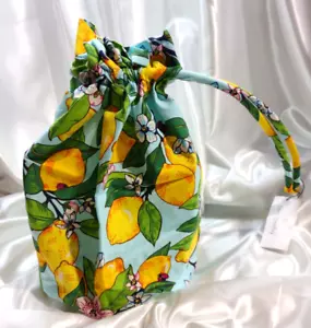 BORSA DITTY VERA Bradley in modello LEMON GROVE, borsa vestiti bagnati, borsa scarpe, nuova con etichette - Foto 1 di 11