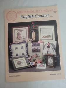 Diseños de libro con patrón de punto de cruz contado país inglés de Melinda 1989 - Imagen 1 de 6