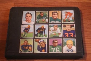 12 Diff. 1950 Bowman Football Cards, Mostly VG/EX+ Condition, inc Bob Waterfield - Bild 1 von 2