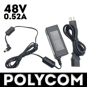 NEW Genuine Polycom AC Adapter Power Supply for Polycom Soundpoint IP 7000 Phone - Picture 1 of 7