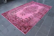 Vintage rug, Oushak rug, Turkish rug, Large rug, Wool rug, 5.4 x 8.9 Ft SR10367