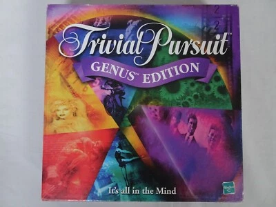 Trivial Pursuit Genus Edn Trivia Board Game Parker/Hasbro 2001 (Complete) [B21] - Image 1 of 4