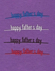 Happy Fathers Day # 2 Stanzformen Sammelalbum Karten - Bild 1 von 1