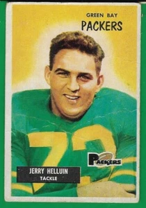 1955 Bowman #144 Jerry Helluin (RC) (G) Green Bay Packers - Picture 1 of 2