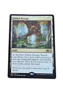 MTG Fabled Passage Core Set 2021 Nonfoil NM Search Land - Picture 1 of 6