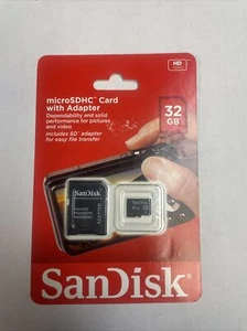 SanDisk 32gb Class 4 microSDHC Memory Card - Picture 1 of 2