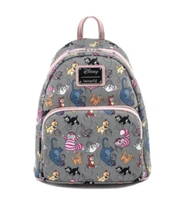 Loungefly Disney Cats Figaro Marie Cheshire Cat Mini Backpack NEW! - Picture 1 of 4