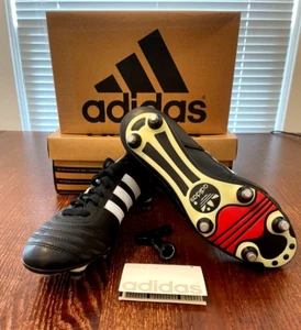 True Vintage RARE 1997 NEW adidas World Cup screw-in cleats, kangaroo NIB US 8 - Picture 1 of 19