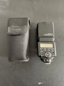 Canon Speed lite 430 EX ll Mountable Camera Flash With Case Speedlight Nice - Picture 1 of 9