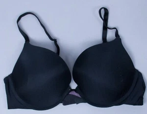 Victoria Secret Padded Black Bra Size 38C - Picture 1 of 2