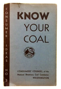 CONSUMER COUNSEL NATIONAL BITUMINOUS COAL COMMISSION 1938 Memorabilia - Imagen 1 de 3