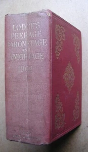 1902 The Peerage, Baronetage and Knightage of the British Empire. Edmund Lodge - Imagen 1 de 6