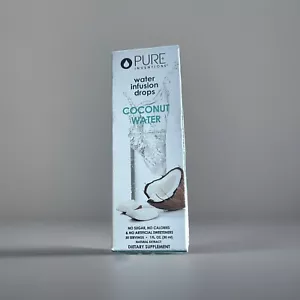 Pure Inventions Kokoswasser - Wasseraufguss Tropfen - ohne Zucker Kalorien Neu im Karton - Bild 1 von 1