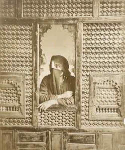 Les frères ZANGAKI (actif 1860-1890) à sa fenêtre c.1870 Photographie Vintage - Bild 1 von 5