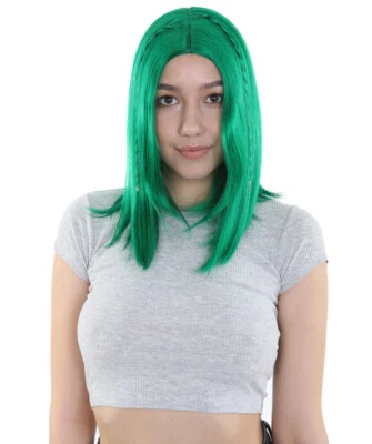 Adult Women's Sexy Swamp Queen Cosplay Party Dark Green Wig HW-527 - Image 1 of 4