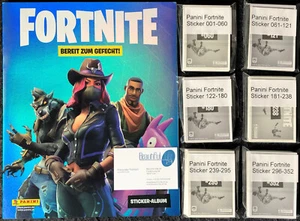 PANINI FORTNITE Sticker Collectible Scrapbook EPIC Complete with 352 Stickers NEW - Picture 1 of 5