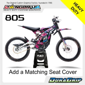 Sur-Ron Graphics, Surron Sticker Kit, Suron Decals, Seat Cover 805 - Picture 1 of 1