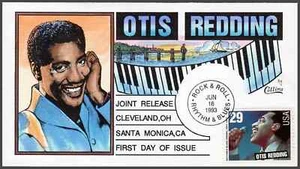 #2728 U/A COLLINS HAND PAINTED FDC Otis Redding - Picture 1 of 1