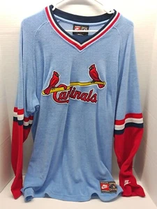 NIKE COOPERSTOWN ST. LOUIS CARDNIALS MLB SWEATSHIRT - ADULT XL **RARE & EUC** - Picture 1 of 5