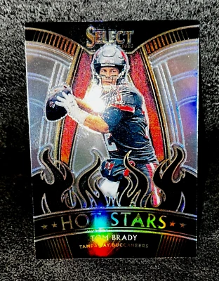 Tom Brady 2021 Panini Select HOT STARS SILVER PRIZM Refractor #HS1  🔥🔥 - Image 1 of 3