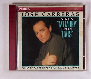 Love Songs Jose Carreras (CD, 1989) Memories From Cats - Picture 1 of 2