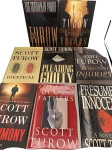 Lot of Eight Hardcover Books by Scott Turow, 1987-2017 B161 - Picture 1 of 13
