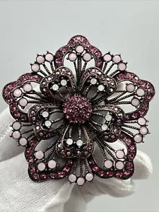 Vintage Joseph Cleary Crystal Brooch/pendant#560 - Picture 1 of 5