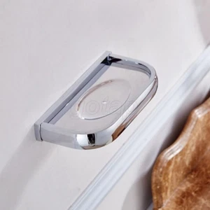Chrome Brass Wall Mounted Soap Dish Holder Bathroom Accessories Soap Dish - Picture 1 of 6