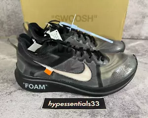 Size 12 - The 10: Nike Off-White x Zoom Fly SP Black AJ4588001 NIB DS - Picture 1 of 13