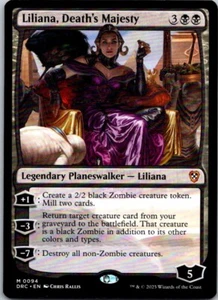 Magic the Gathering Liliana, Death's Majesty Aetherdrift Commander MTG Free Ship - Picture 1 of 1