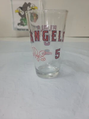 ALBERT PUJOLS #5 PINT GLASS LOS ANGELES ANGELS ANAHEIM 8/1/13 SGA FARMER JOHN - Image 1 of 4