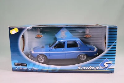 LE428 SOLIDO 8188 Voiture 1/18 1:18 Renault 12 Gordini bleue - Photo 1/4