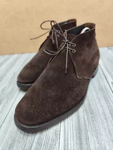 CHURCH'S SAHARA STIVALETTO CHUKKA IN SCAMOSCIATO MARRONE - UK 8 G 81 - Foto 1 di 14