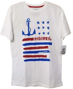 NAUTICA Boy's Short Sleeve Polo Shirt Size Large (14-16) 100% Cotton Classic VTG - Picture 1 of 11
