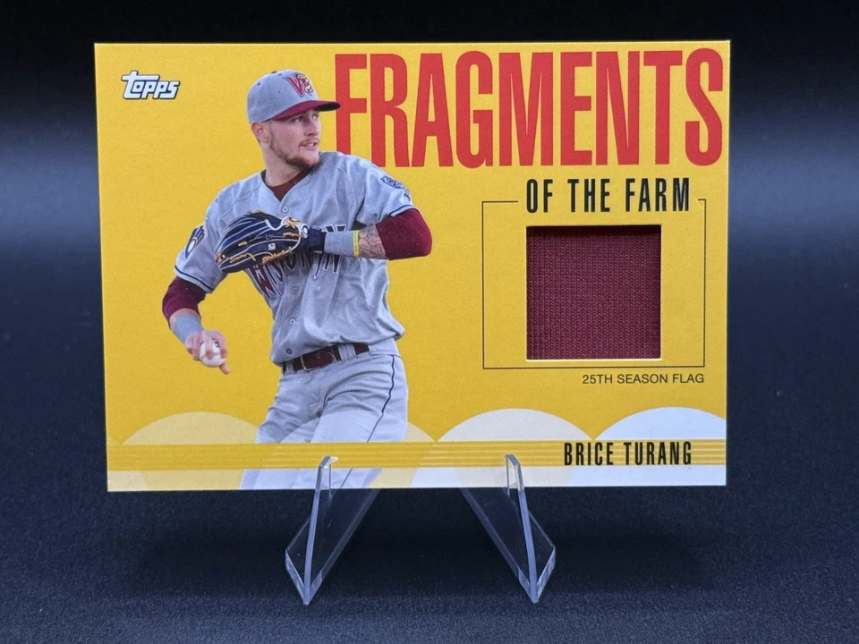 2020 Topps Pro Debut - Fragments of the Farm Brice Turang #FF-FL (MEM, RC)- CC1 - Image 1 of 4