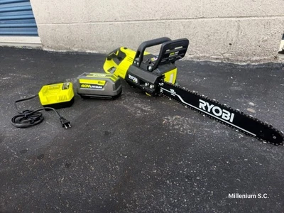 Motosierra Ryobi 40V HP sin escobillas 18" con batería y cargador de 40V (6Ah) - Caja abierta Foto 1 de 4