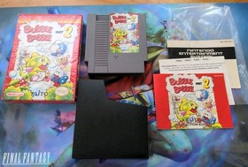 Bubble Bobble Part 2 NES CIB Complete w/Box In H-SEAM SHRINK!  Beautiful Copy!