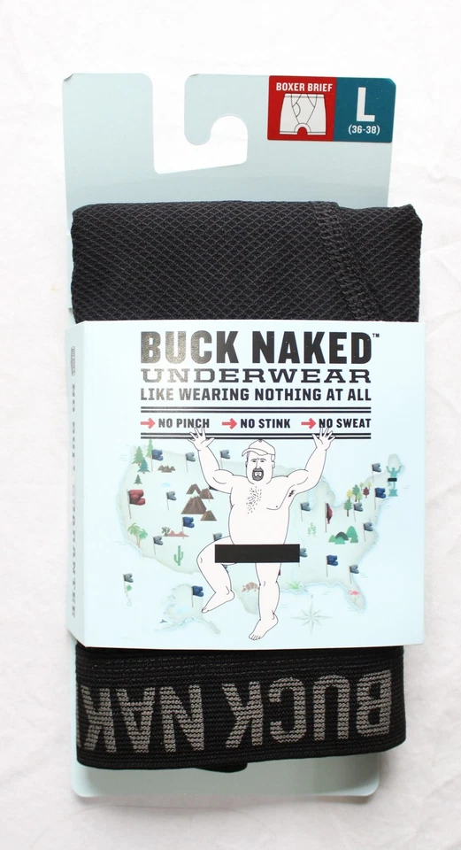 Duluth Trading Co Size Medium Buck Naked Boxer Briefs Elderberry 76015